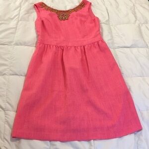 Ellen Tracy pink shift dress